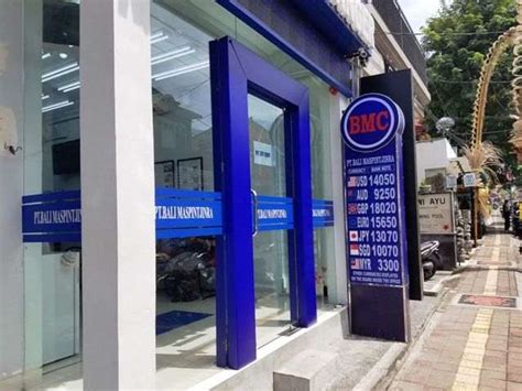 money exchange ubud|BMC Money Changer.